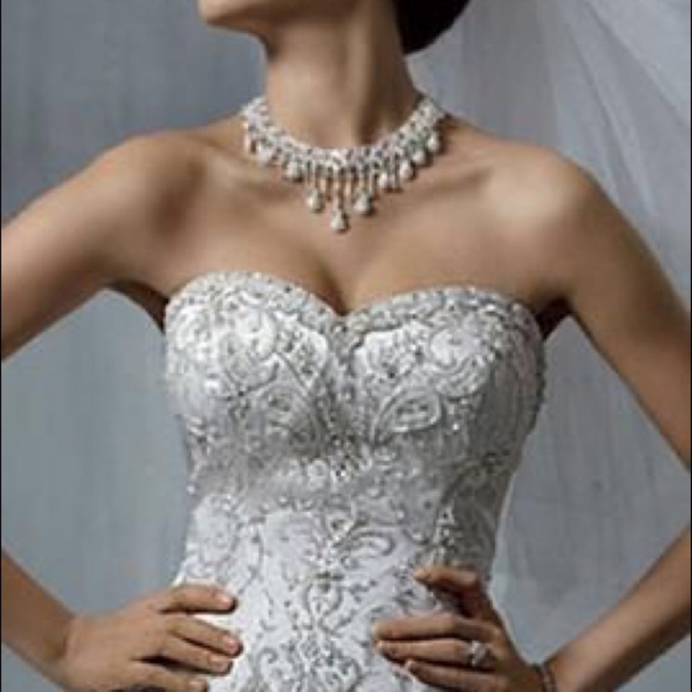 NWT ALFRED ANGELO WEDDING GOWN - Picture 3 of 8
